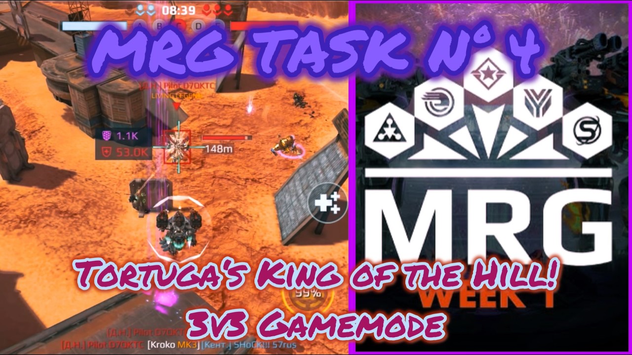 TORTUGAS KING OF THE HILL! NEW 3V3 MODE?! War Robots