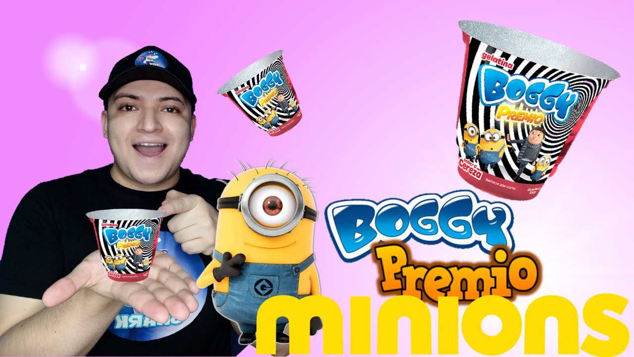 NUEVA COLECCION GELATINA BOGGY TEMATICA MINIONS 