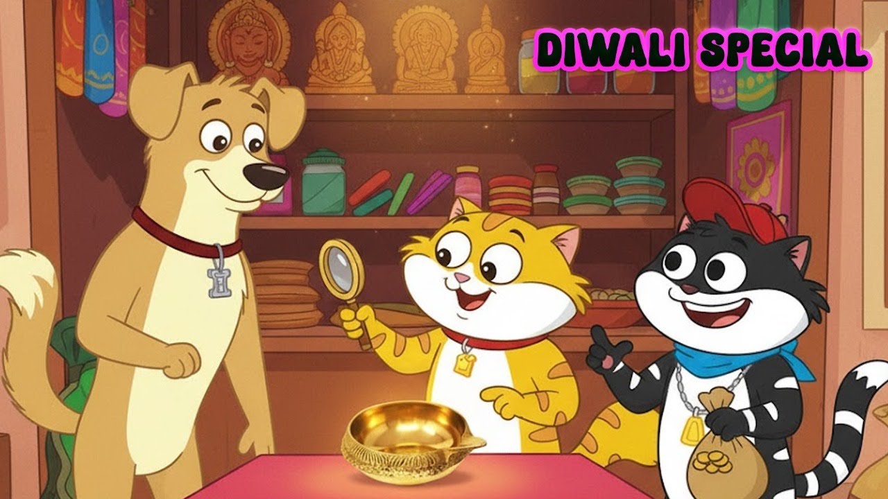 Diwali Special | Honey Bunny ने सोने का दिया खरीदा | Movie In Hindi | Cartoon For Kids | Yo Kids