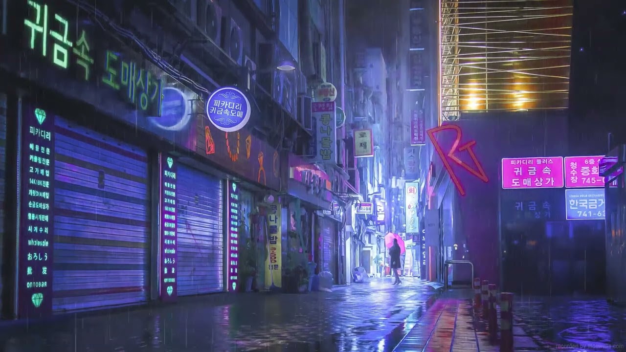it's raining and you are finally alone