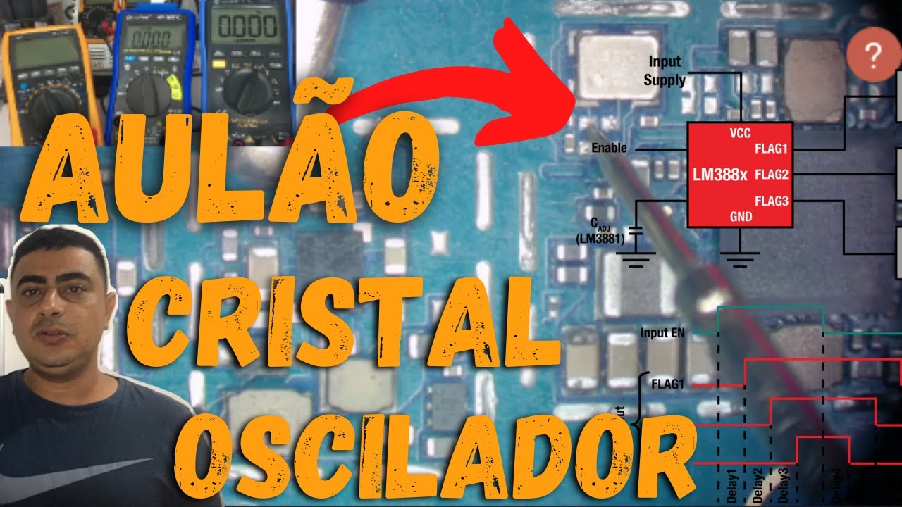 SERÁ QUE DA PRA MEDIR COM MULTÍMETRO? (CRISTAL OSCILADOR)