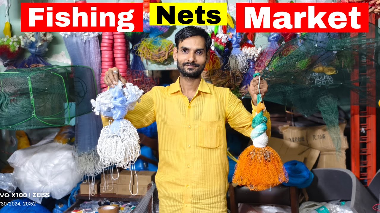 Fishing Net Market | 150₹ Nets | Cast Net Market | Fish Net Market Mumbai