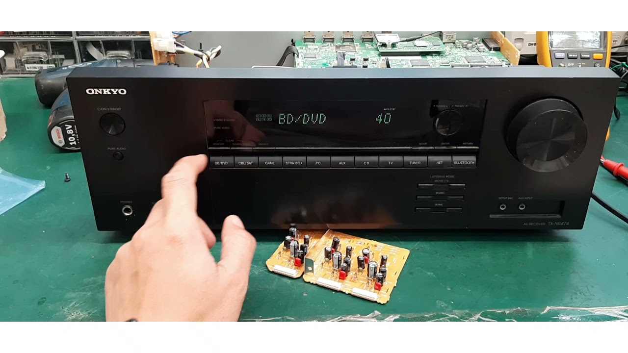 onkyo tx-nr474 ขึ้นNG