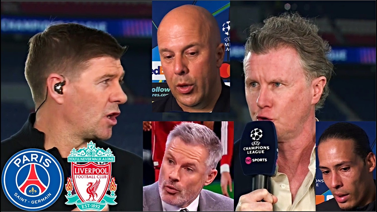 PSG 2-0 Liverpool 😱 Slot Under Pressure? Carragher Reacts & Arne Slot Interview 🔥