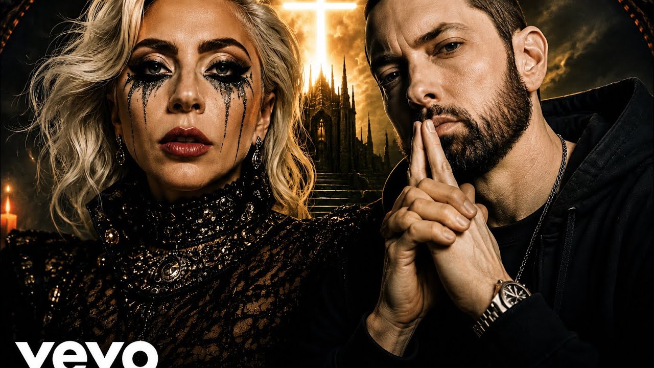 Lady Gaga Ft Eminem /Broken Halo (Music Video )