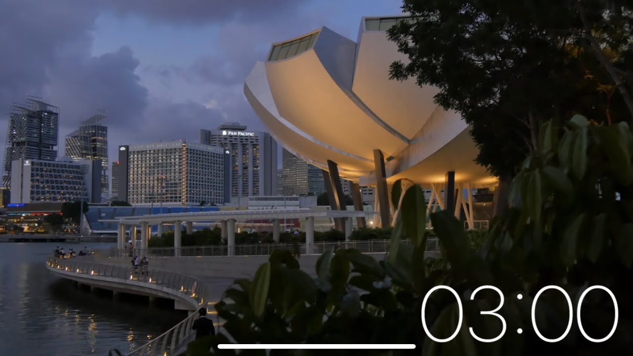 3 Minute Timer - Singapore (Soft Background Music)