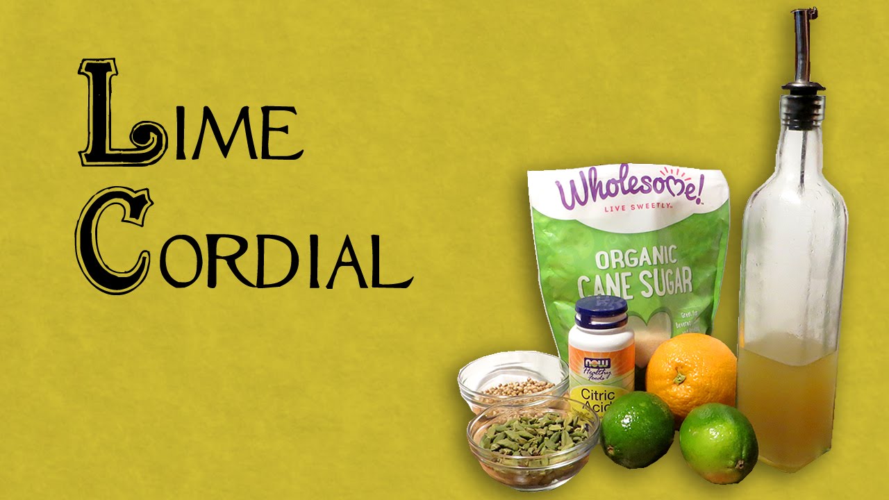 How to Make Lime Cordial - Homemade Version of Rose's Lime Juice (Booze in the Kitchen)