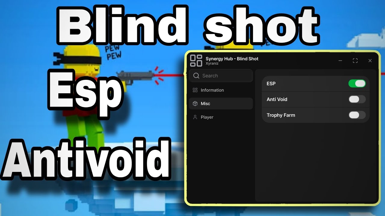 [👀] Blind Shot Script - Player ESP, Anti Void - (NO KEY) Pastebbin 2026