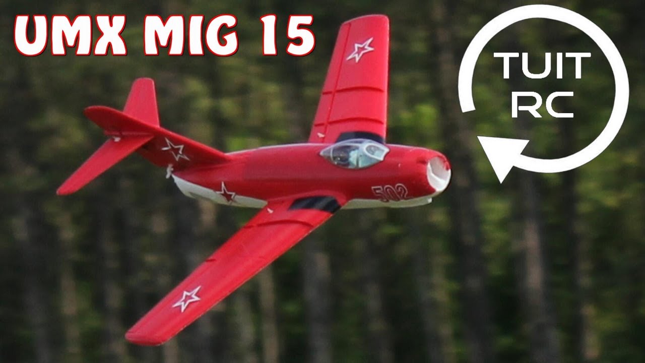 E-Flite UMX Mig 15 Maiden Flight Raw and Uncut Right Out Of the Box