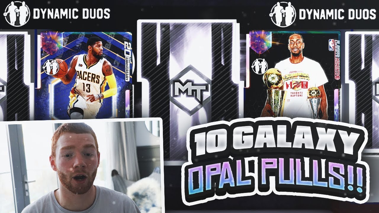 TEN GALAXY OPAL PULLS! JUICED DYNAMIC DUO PROMO PACK OPENING! (NBA 2K19 MYTEAM)