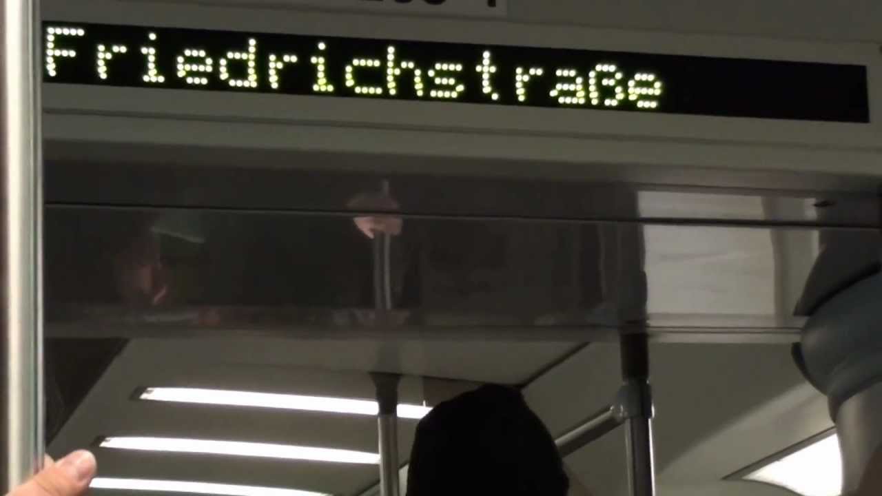S-Bahn Berlin von Berlin Hauptbahnhof nach Friedrichstraße