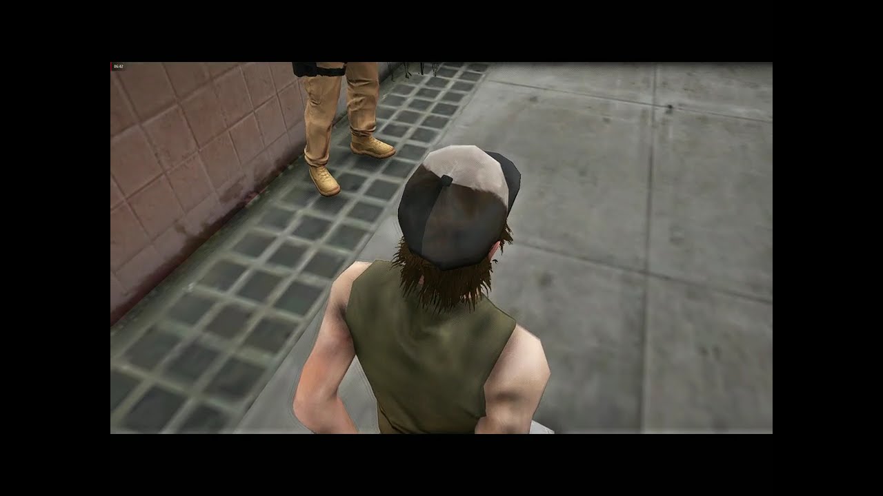 GTAV uma tentativa de assalto a uma loja de roupas