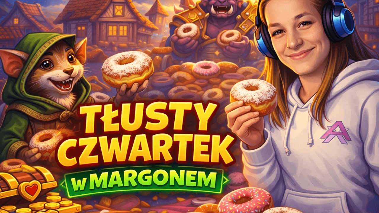 ⚔️ #margonem tłusty czwartek LIVE PRZEDŁUŻANY ⚔️ 2 zł = 1 MIN | 100 zł = BONUS DONEJTORA