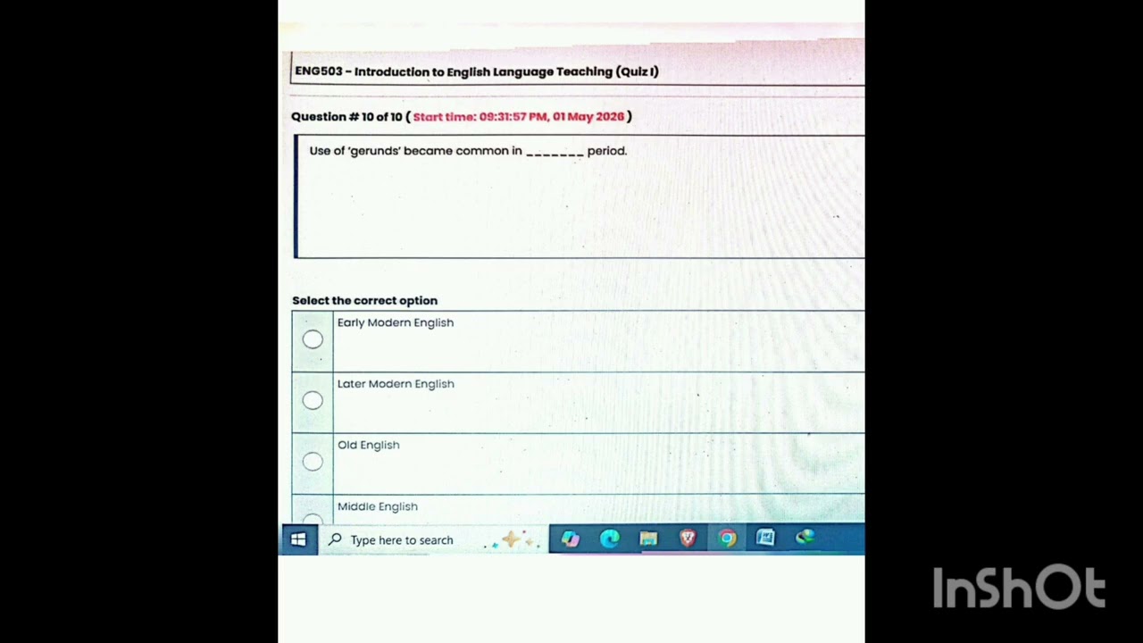 ENG503 quiz 1 spring 2026 | ENG503 midterm preparation