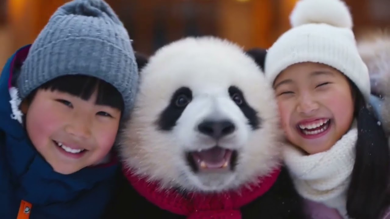 🐼눈싸움💌귀여움주의⚠️