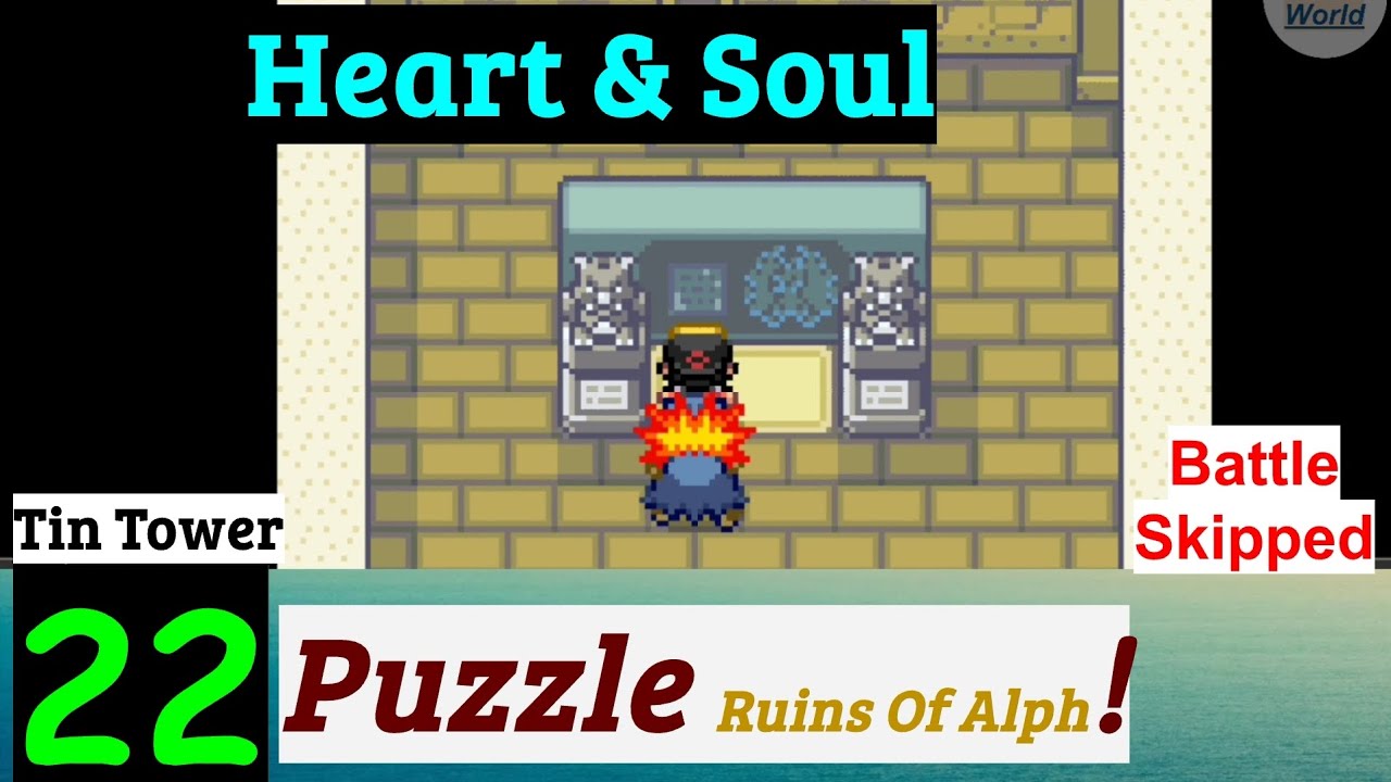 Pokemon Heart & Soul Part 22 Puzzle Solved Ruins Of Alph | GBA Rom Hack