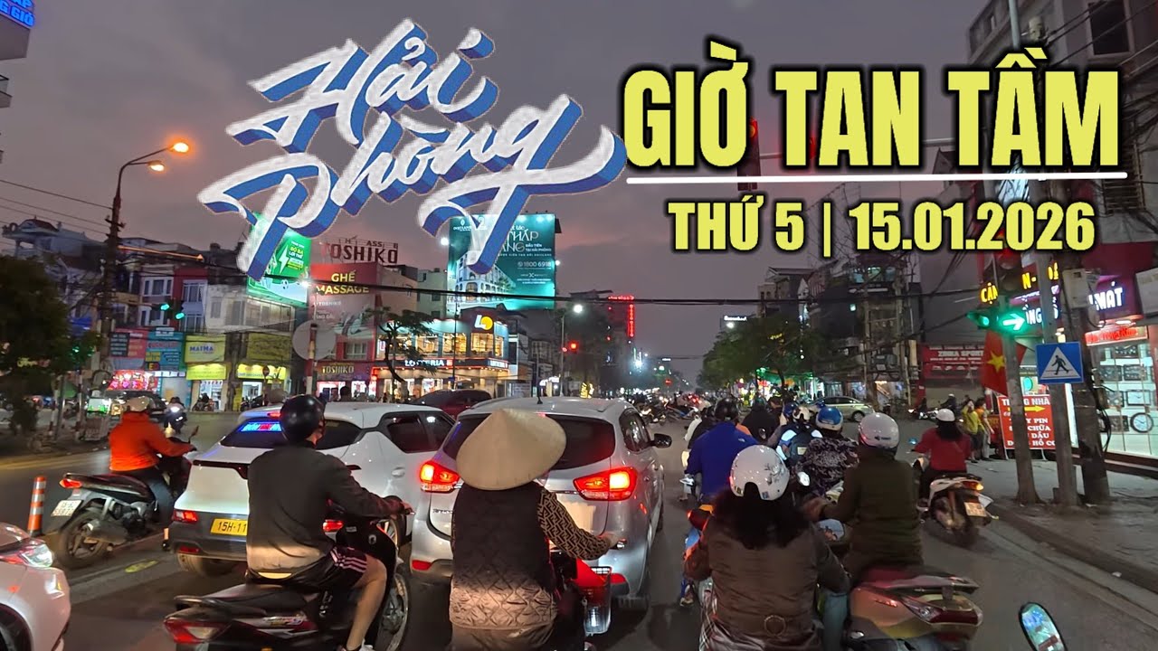 Hải Phòng giờ tan tầm | Nhiều dự án trên đường Trần Nguyên Hãn (15.01.2026)