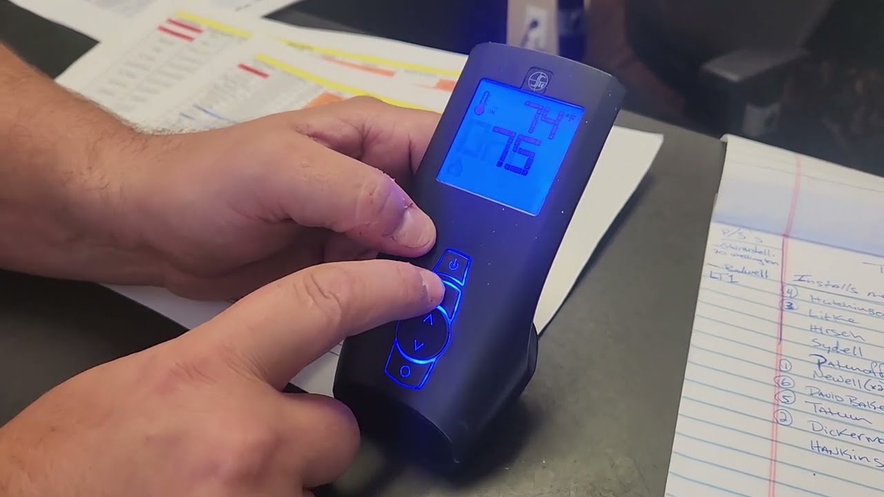 How to reset a Mendota fireplace remote control