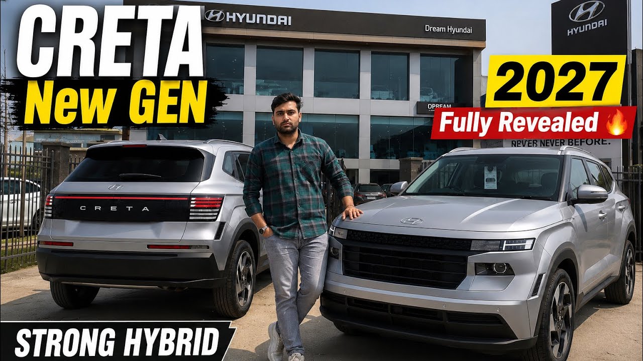 Новый Hyundai Creta 2027 &mdash; 3-е поколение полностью РАСКРЫТО | Гибрид, новый дизайн и все подробности