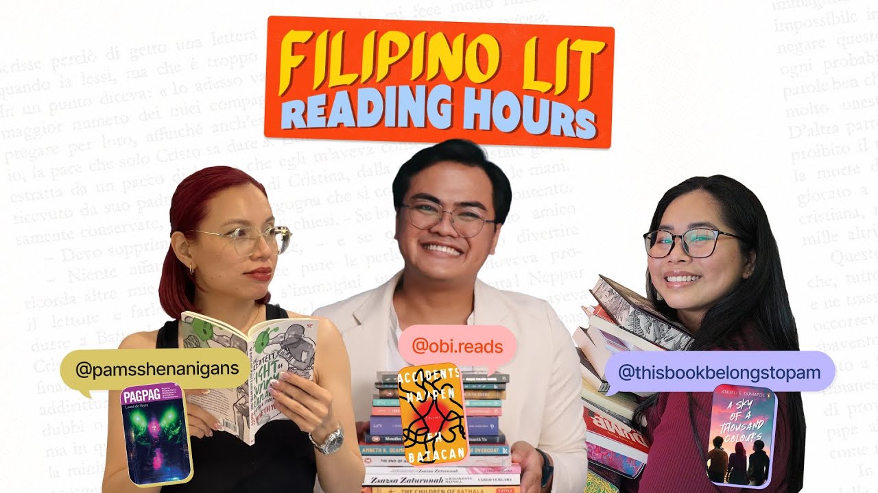 FILIPINO LIT READING HOURS 🤓 cozy weekend reading + productivity sprints 📖