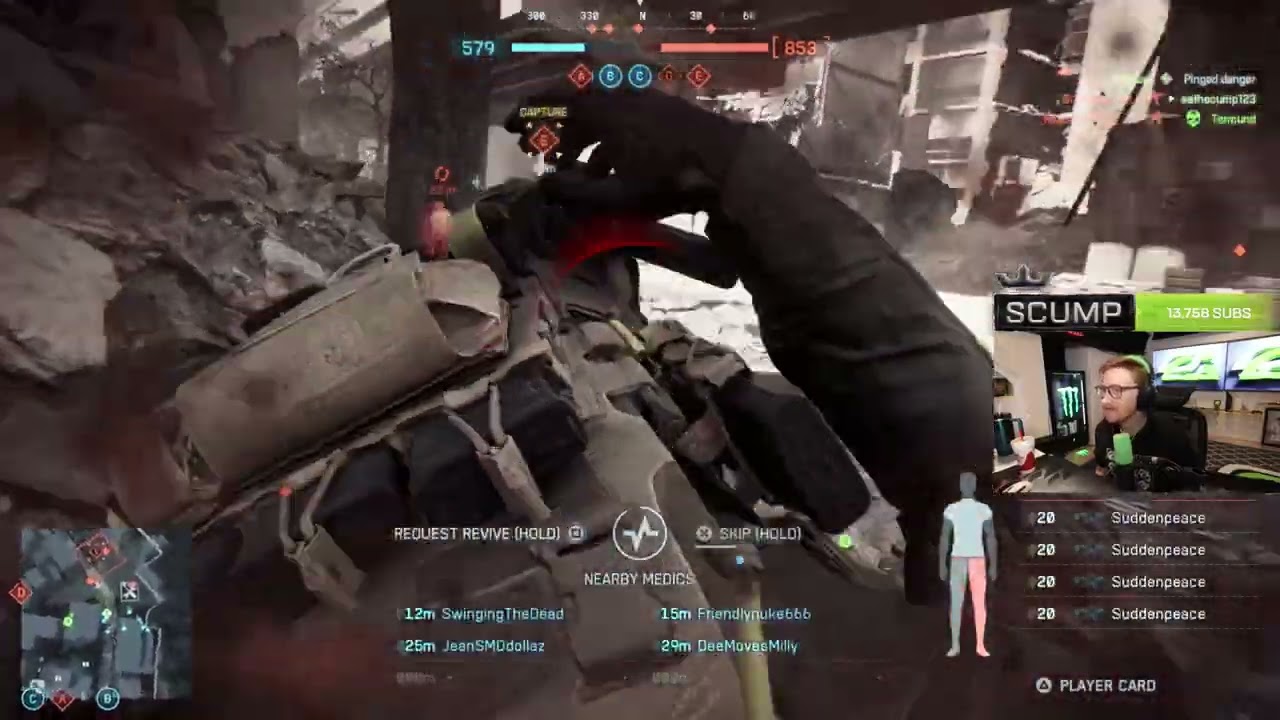 Скампа убивают 90 человек на BF6 с помощью Nadeshot🔥