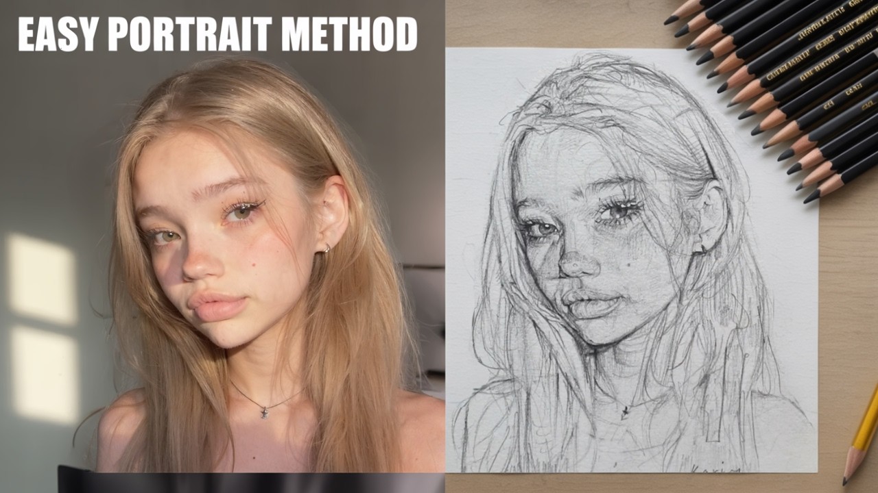 Master the LOOMIS Method for REALISTIC Portraits Quickly