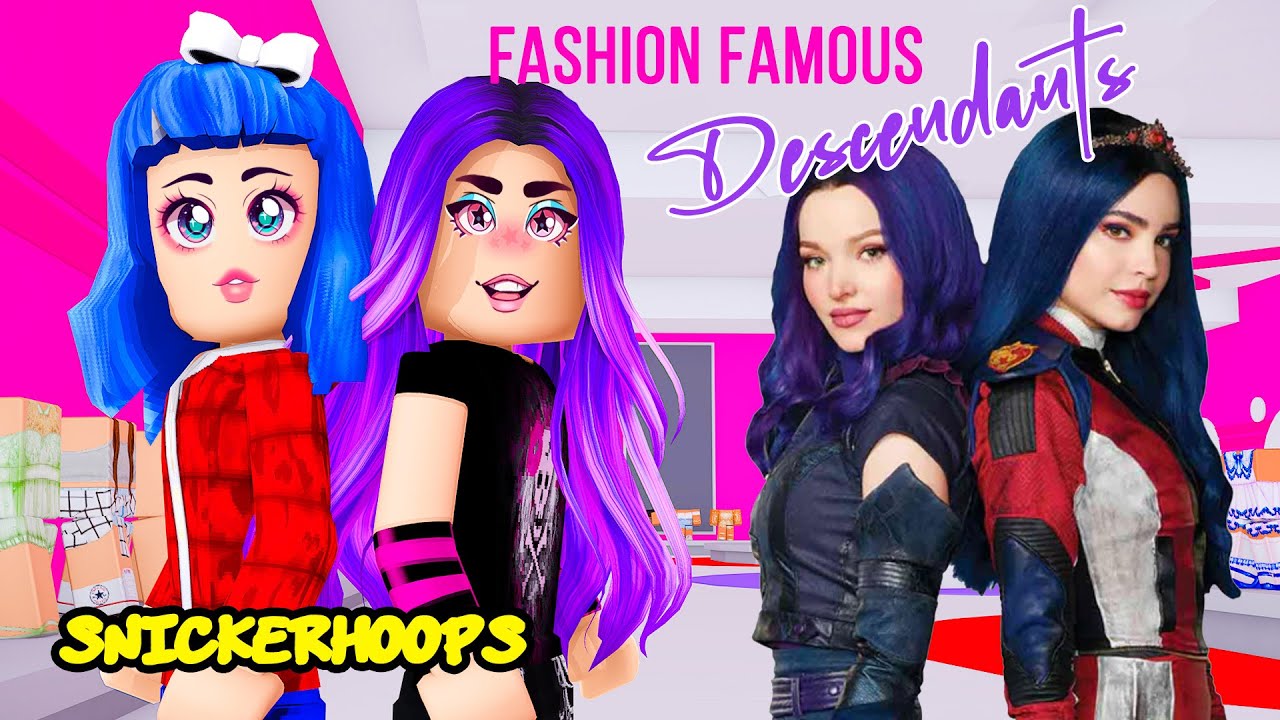 Snicker Hoops FASHION FAMOUS DESCENDANTS EDITION | Roblox Games to Play | Sparklies Gaming