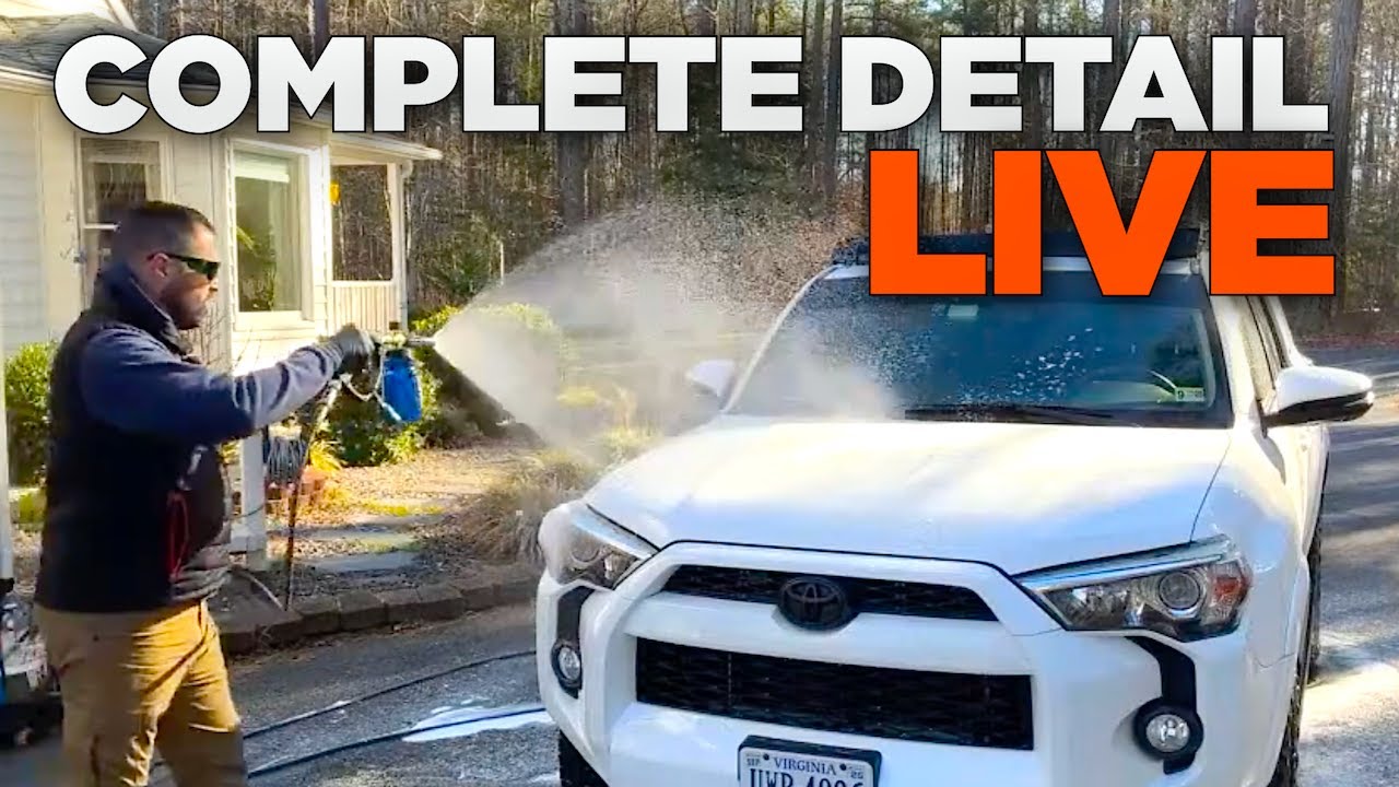 Winter Detailing!  Complete Detail LIVE Monday Dec 23 2024
