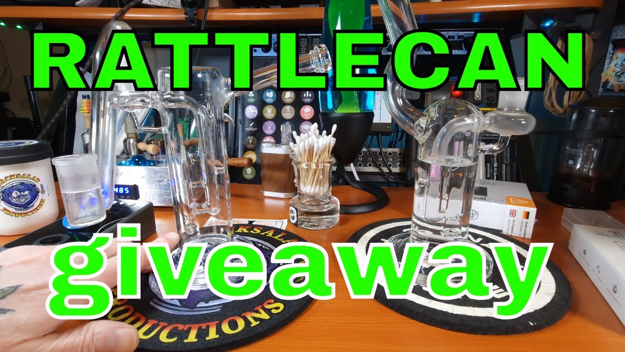 Rattlecan/Diffusion Pump Glass GIVEAWAY!