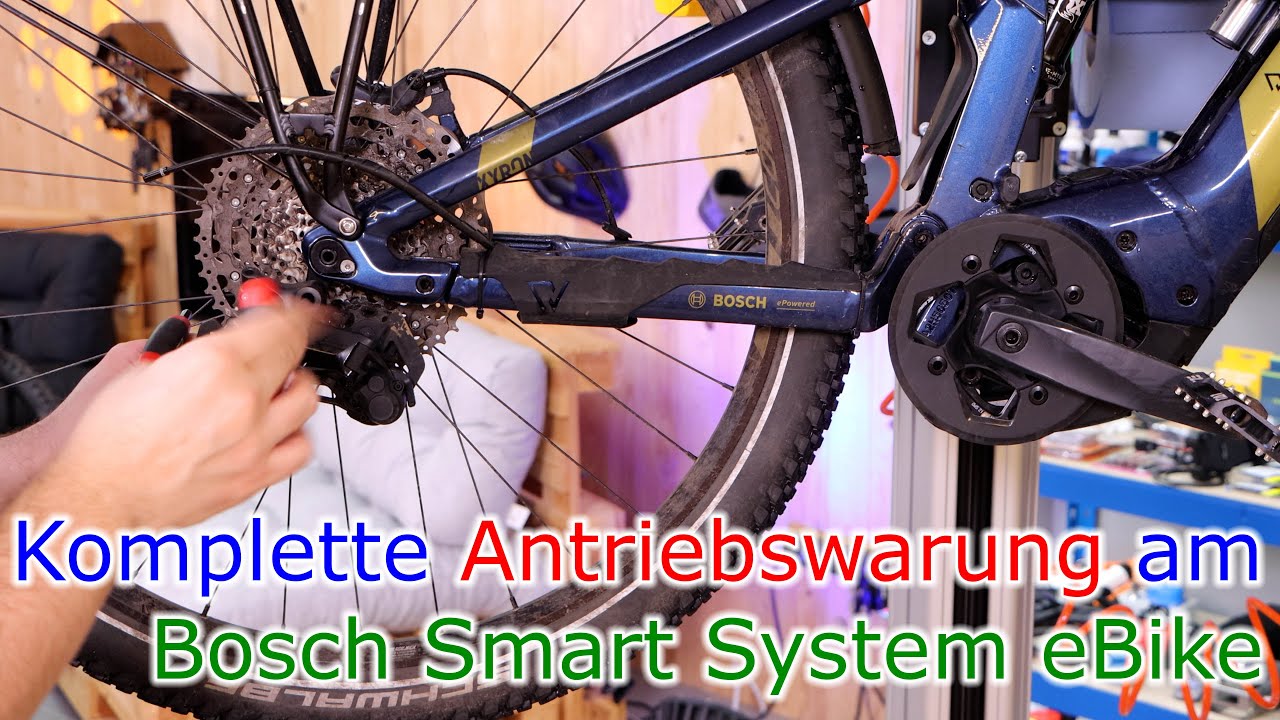 Komplette Antriebswartung am Bosch Smart System eBike