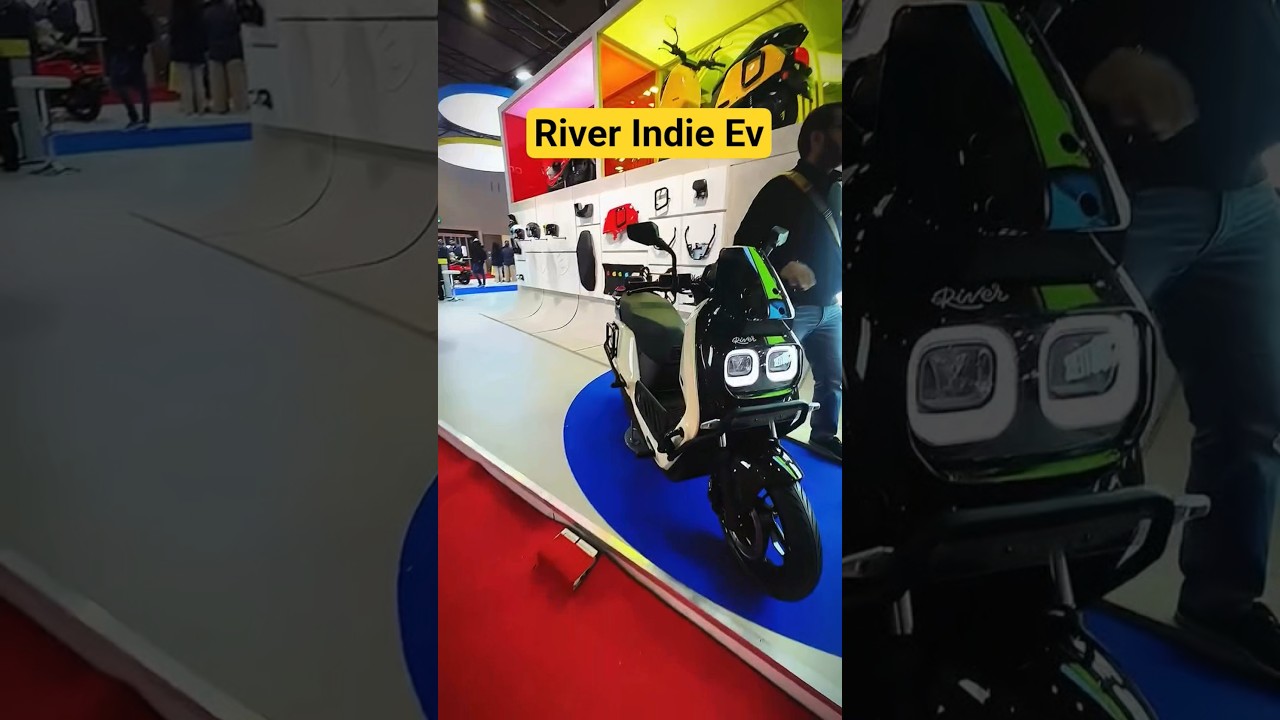 River Indie Electric Scooter India's First Big Bootspace #riverindie #electric #evindia #automobile