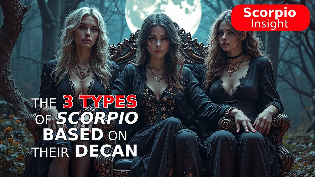 🔥 The 3 Types of SCORPIO ♏️ Based on Their DECAN 🌟✨🔮