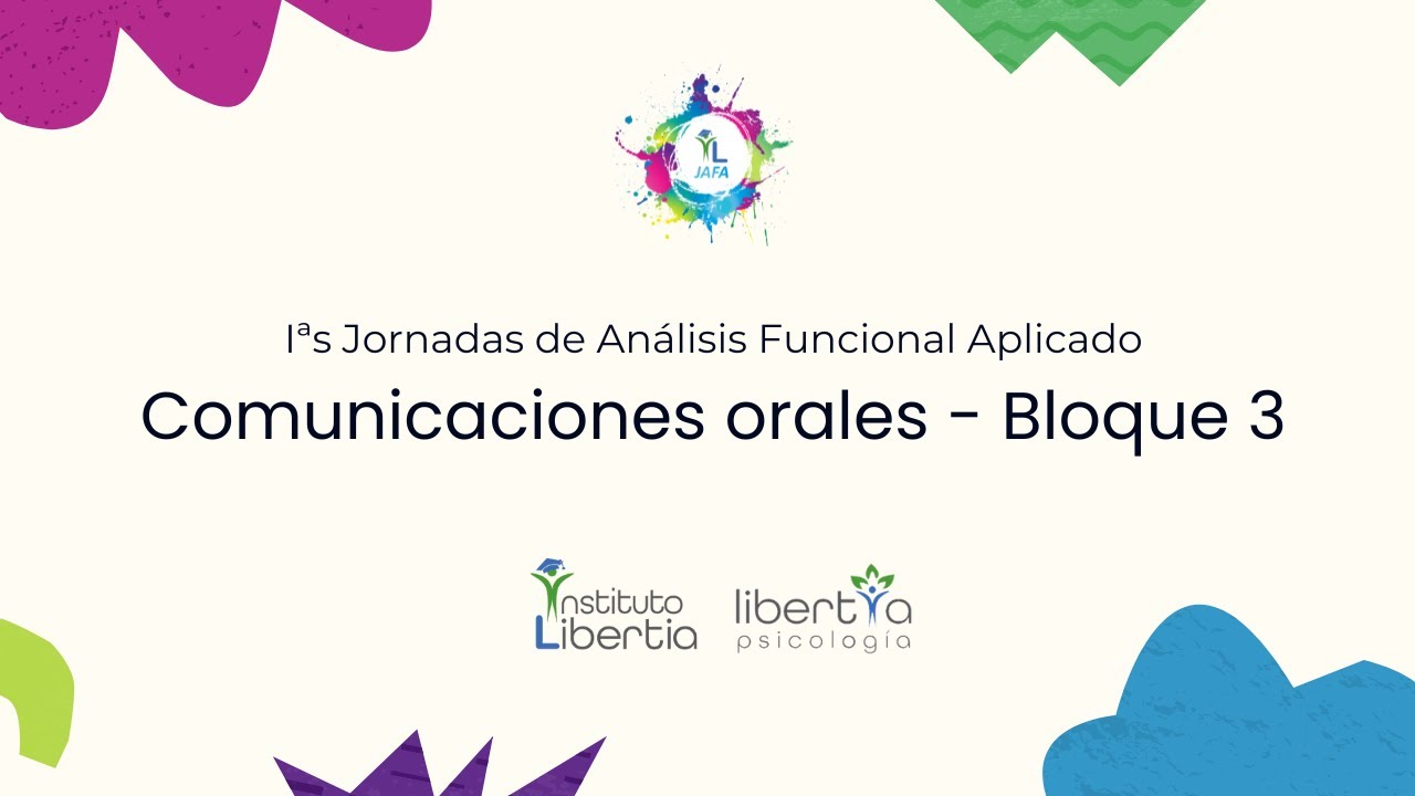 Comunicaciones orales - Bloque 3 | #JAFA2022