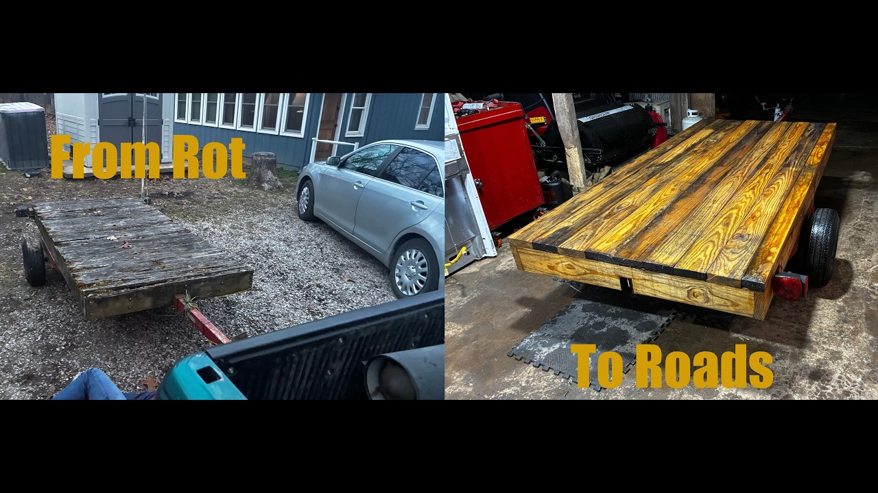 ABANDONED Utility Trailer RESTORED