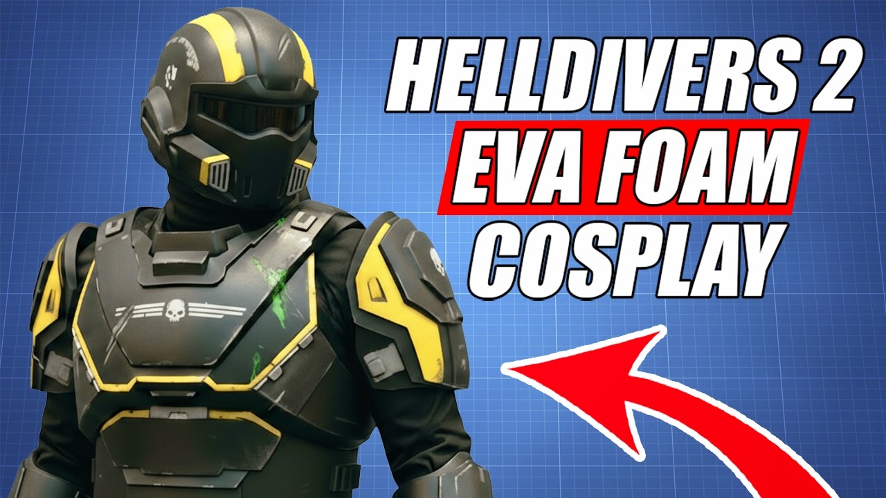 Косплей Helldivers 2, полностью сделанный из пены EVA