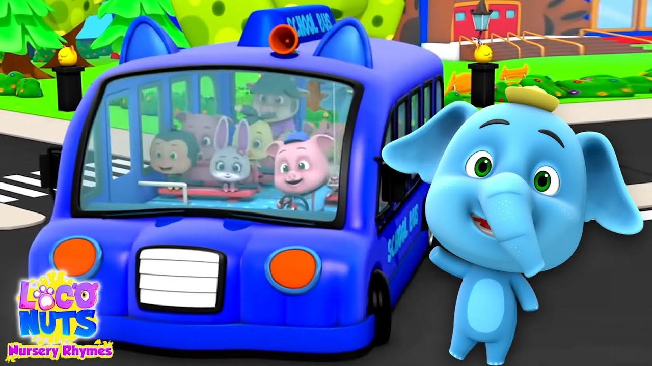 Wheels On The Bus + More Vehicle Rhymes for Children by Loco Nuts Nursery Rhymes