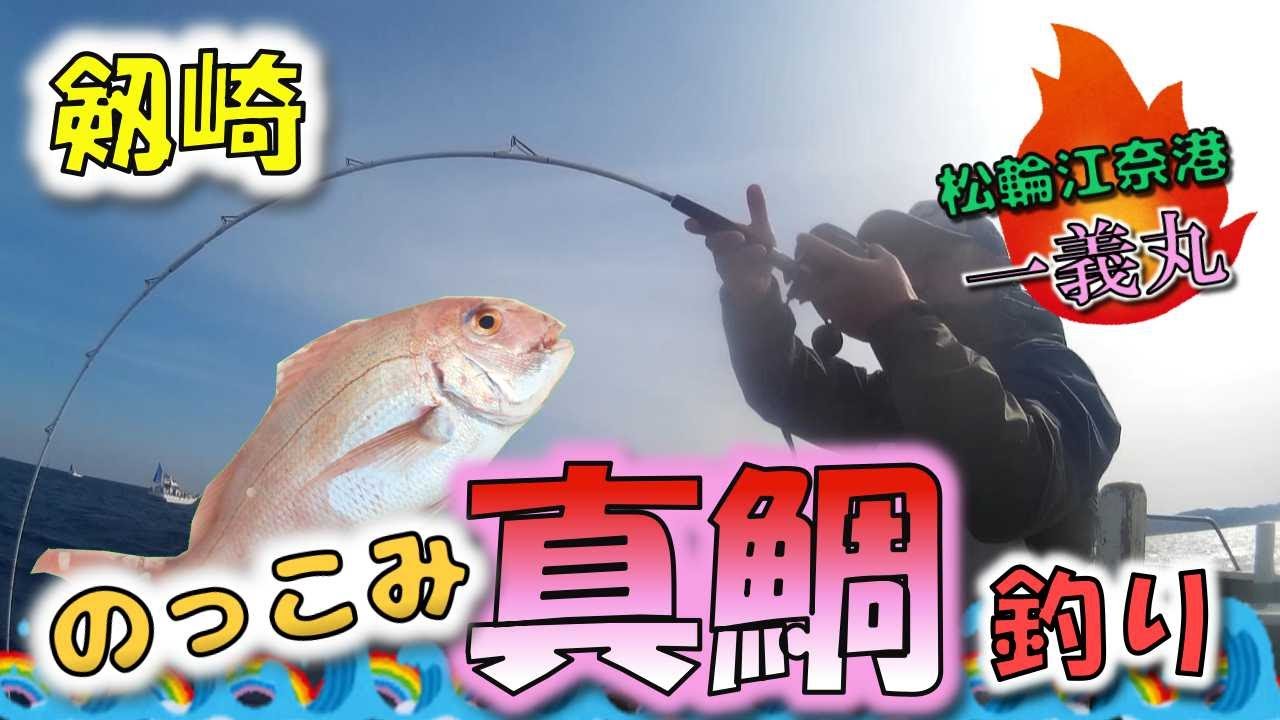 本格のっこみ真鯛釣りで大型ゲット「剱崎　一義丸」