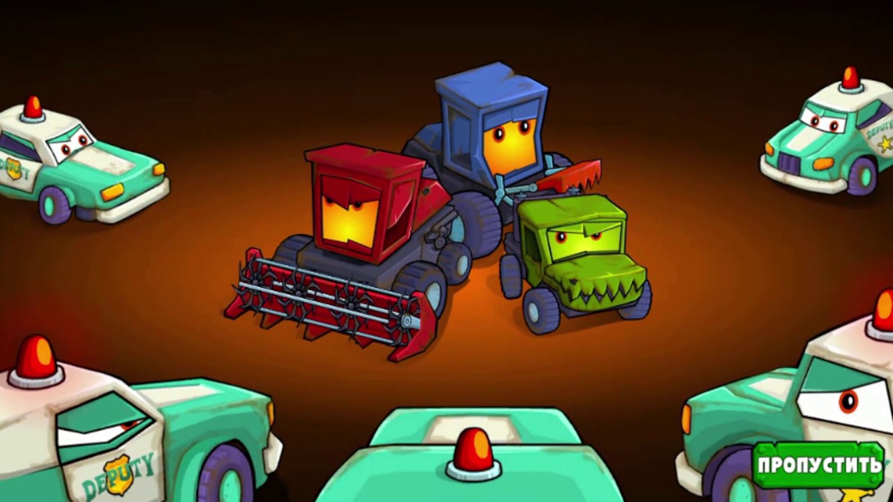 (13+) #1 Начало Хищные машины 3 Побег Гатора в игре Car eats car 3 Машина Ест Машину летсплей