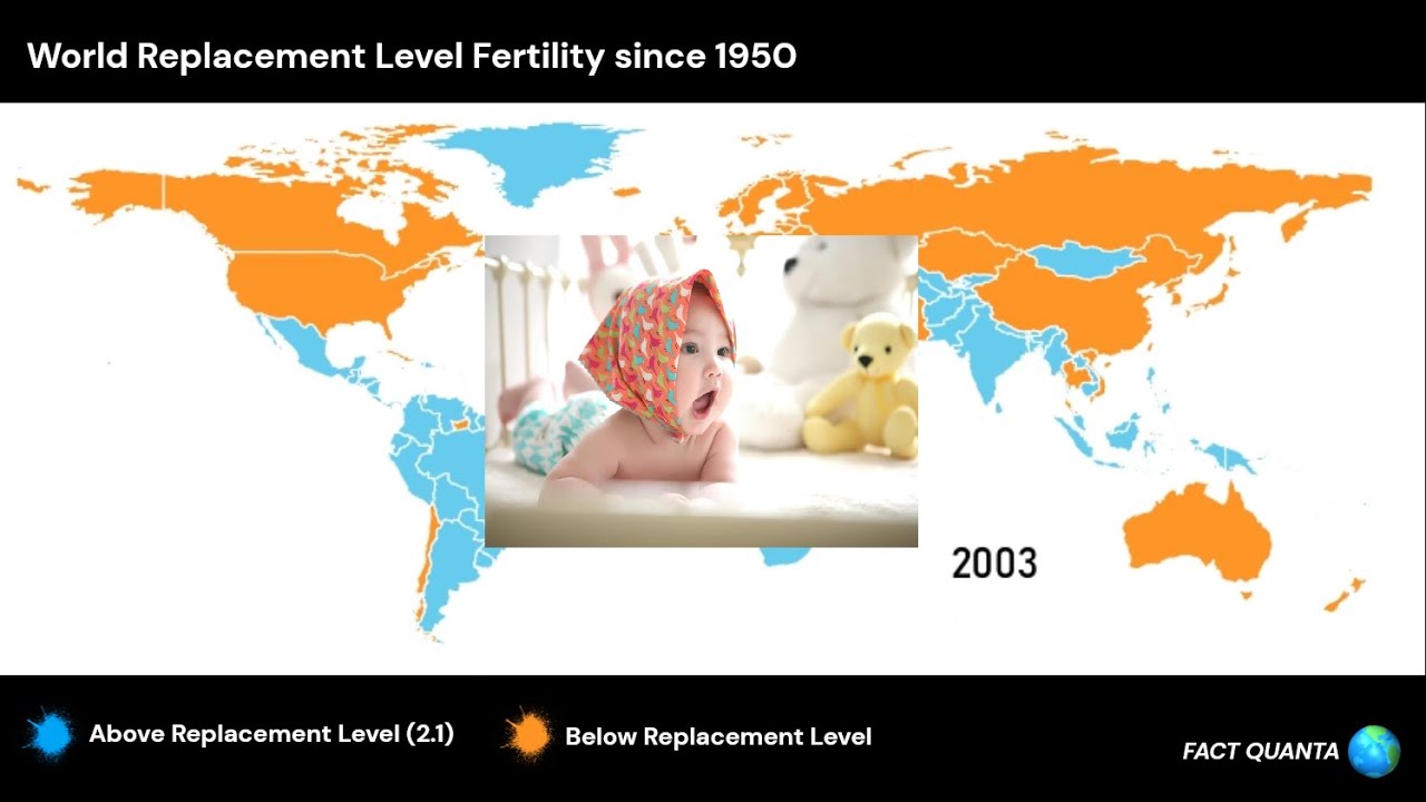 Global Trends in Replacement Level Fertility since 1950