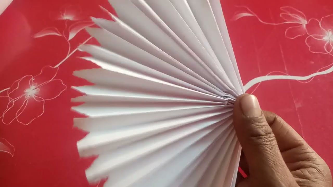 How to make a paper fan
