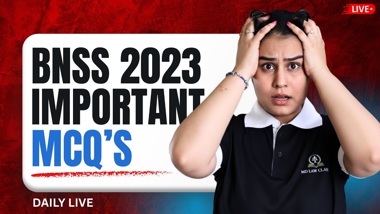 BNSS 2023 TOP 30 MCQ'S IN HINDI