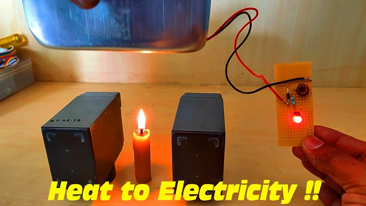 Heat to Electricity Converter ♦ Peltier Power Generator