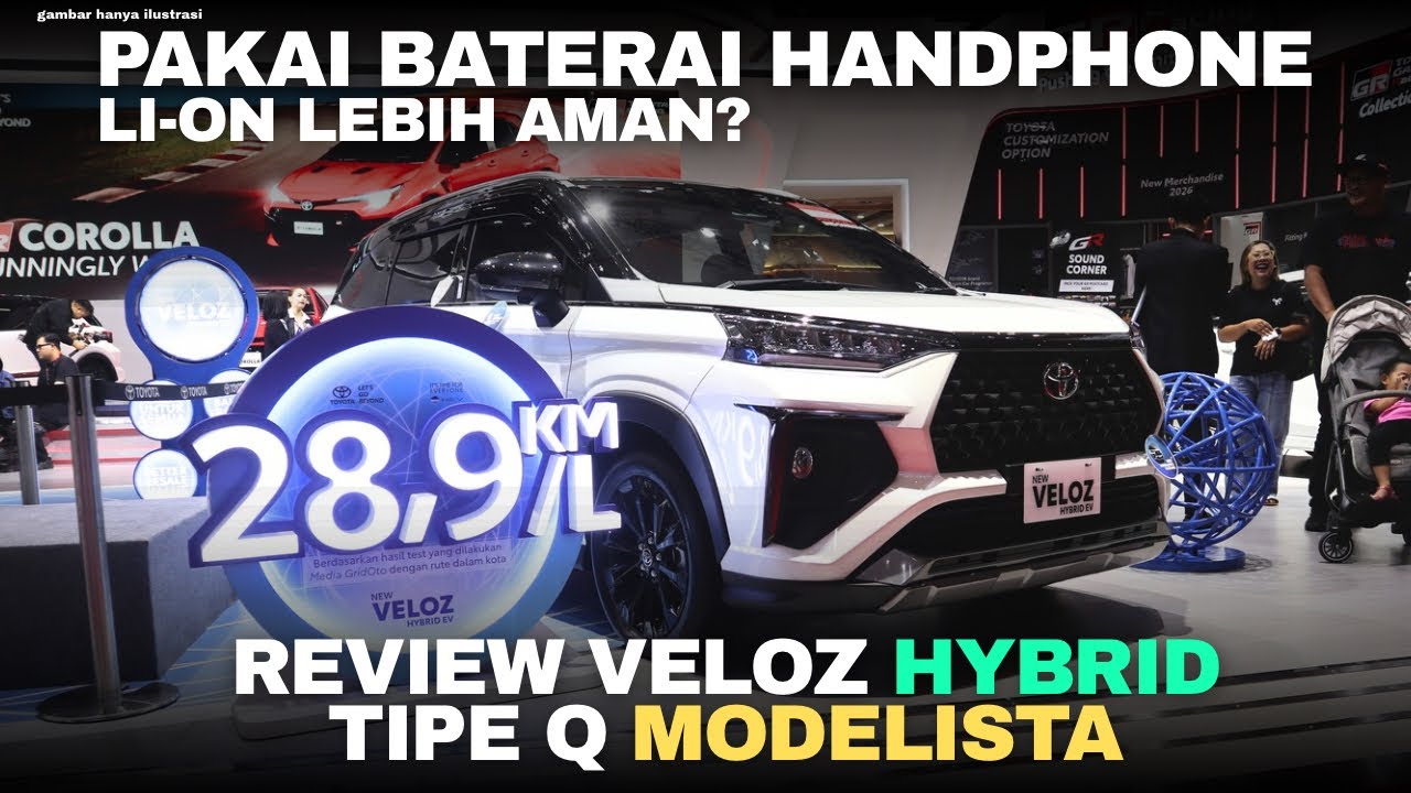 REVIEW VELOZ Q HYBRID 2026 MODELLISTA! Baterai Li-ion Bikin Lebih Aman dan Super Irit?!