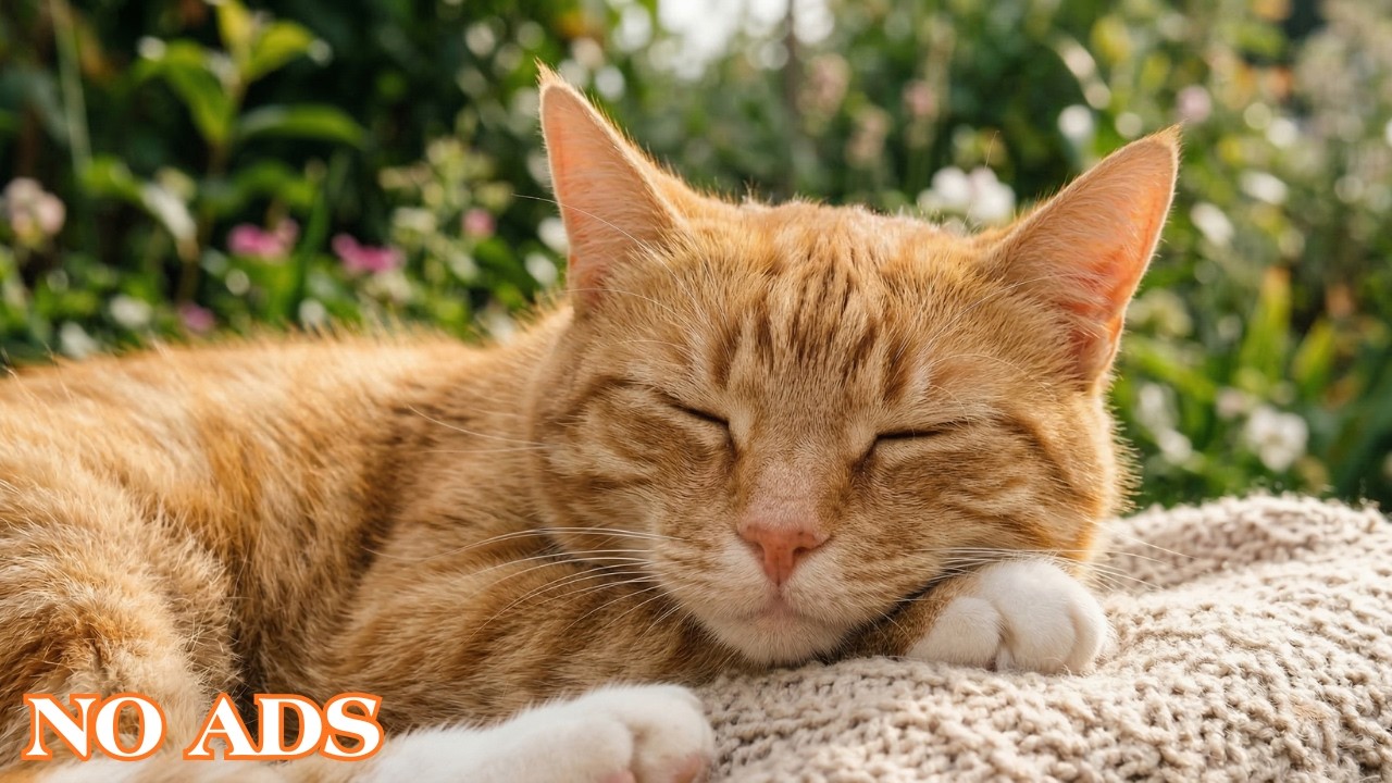 Успокаивающая музыка для кошек 🐱 Расслабляющая музыка для сна 💤 Снижает тревогу и обеспечивает спо