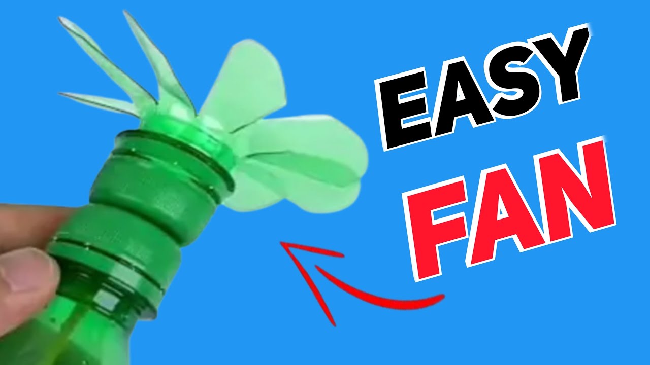 How to Make Fan with Plastic ( Hand Fan without Energy)