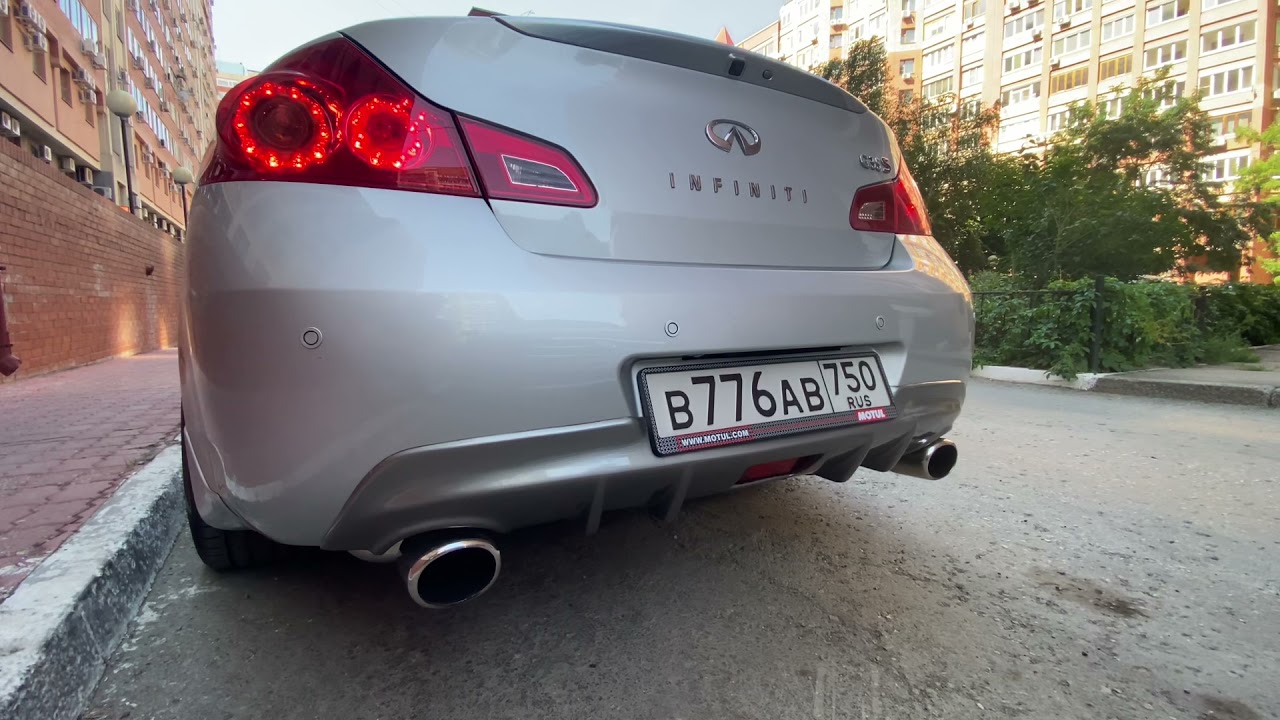 Infiniti G35 cold start HKS exhaust