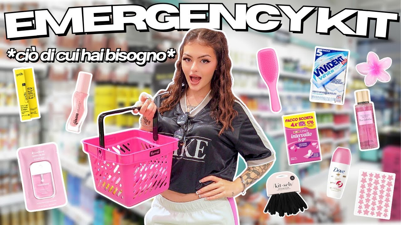 what’s in my EMERGENCY KIT ♡ *mega shopping* | BACK TO SCHOOL