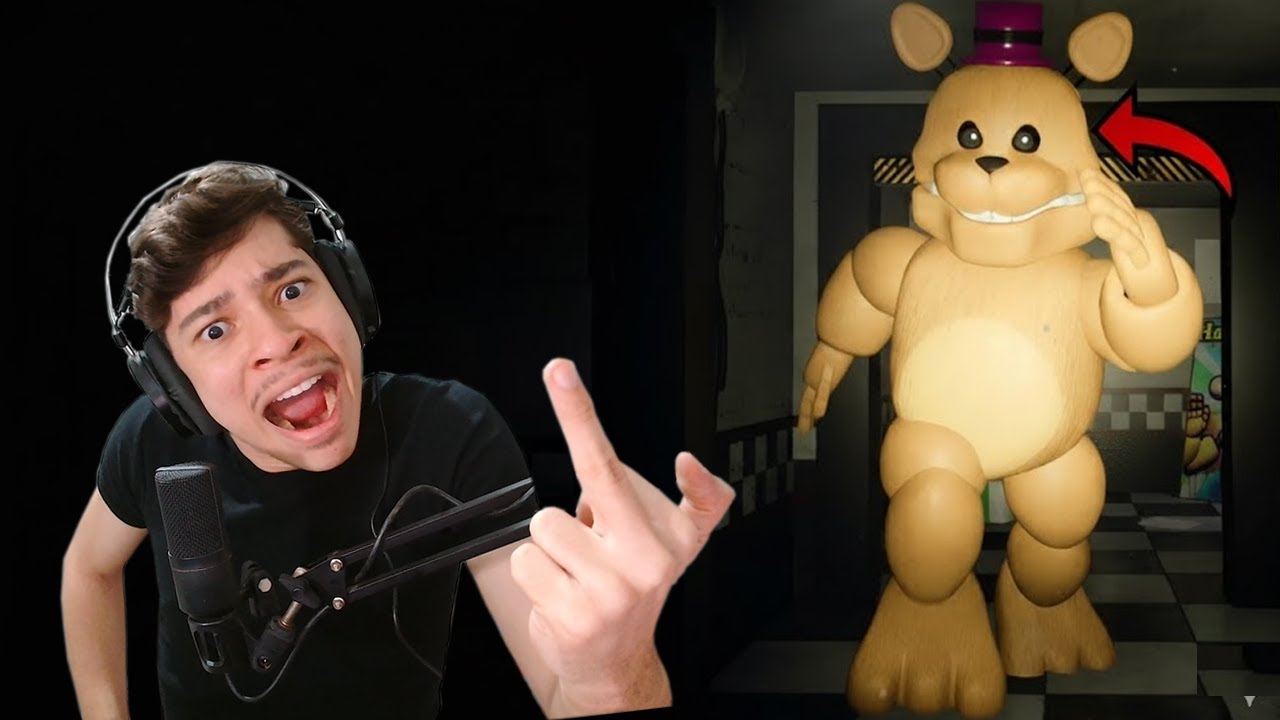 ESSE ANIMATRONIC CORRE MUITO R&Aacute;PIDO.. [TNAF FNAF DEMO]