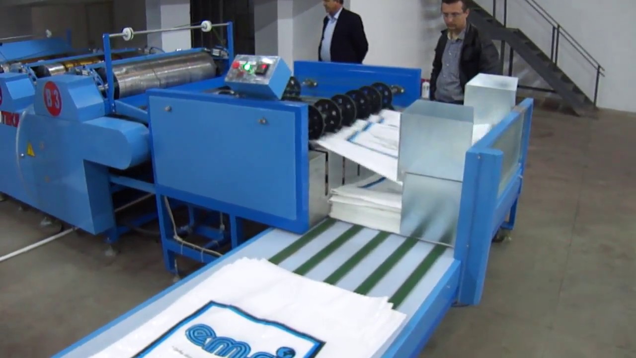 Ototeks 3 color pp bag manual printing machine , pp çuval 3 renk manuel baskı makinası