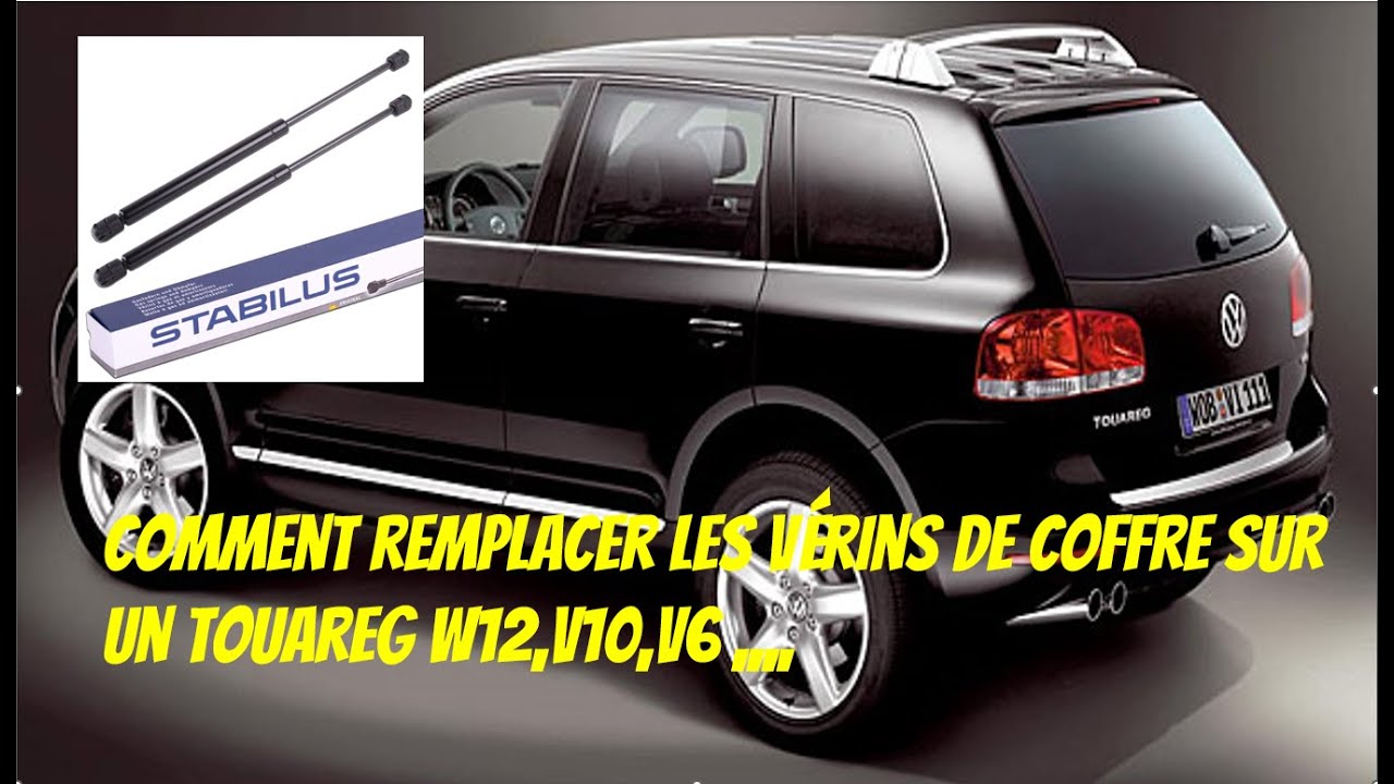 Remplacement des vérins de coffre sur un Touareg